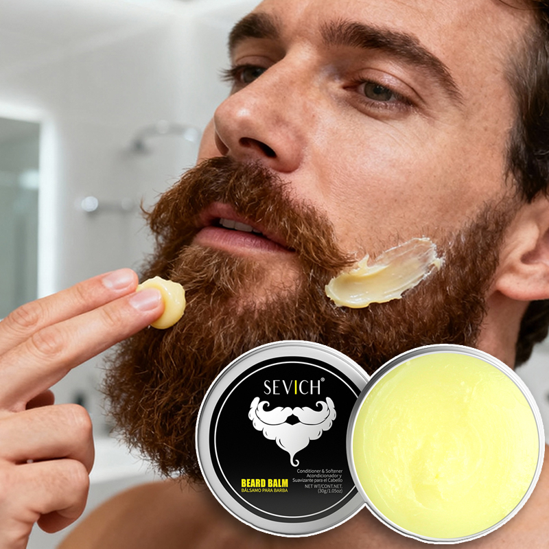 Men'S Grooming Wax - Beard Balm Wax Natural Men's Beard