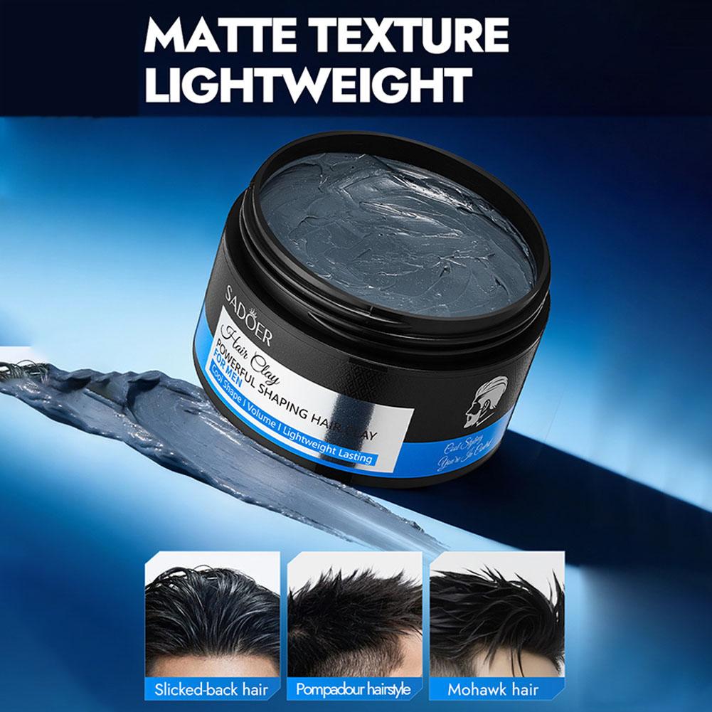 Men'S Grooming Wax - Men's Hair Styling Clay Strong Hold