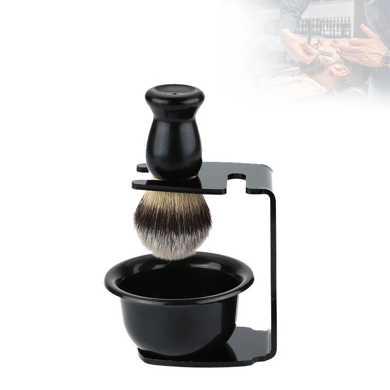 Shaving Brush Set - Shaving Brush and Bowl with Acrylic