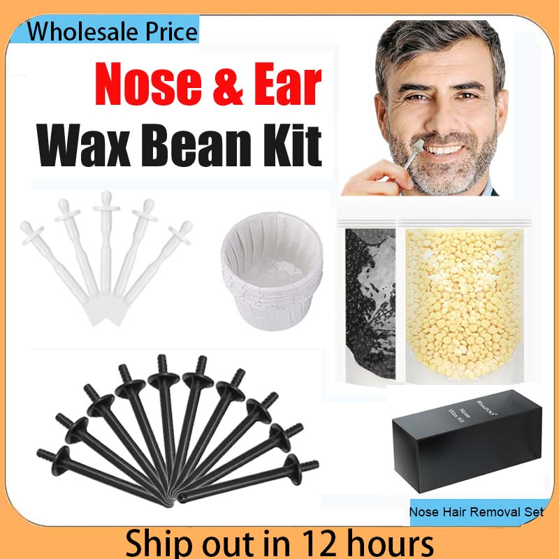Men'S Grooming Wax - Paper-Free Nose Hair Removal Wax Beans