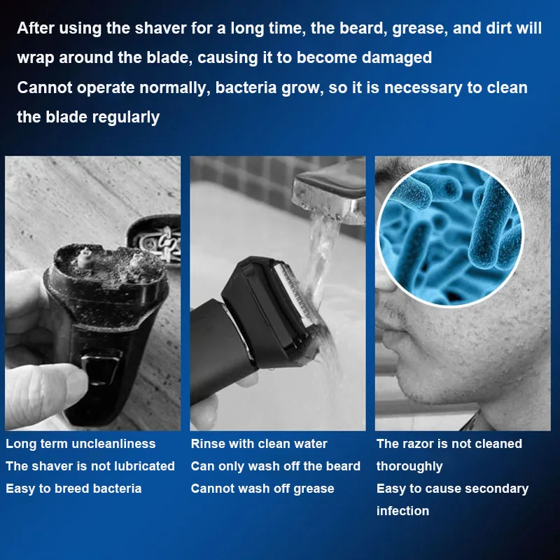 Braun Cleaning Solution Shaver - đánh giá và giá Men'S Grooming Trimmer