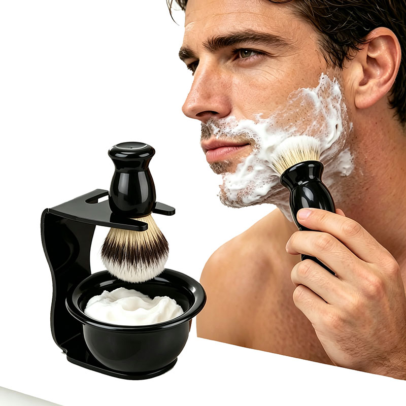 Shaving Brush Set with Stand 3 - đánh giá và giá Shaving Brush Set