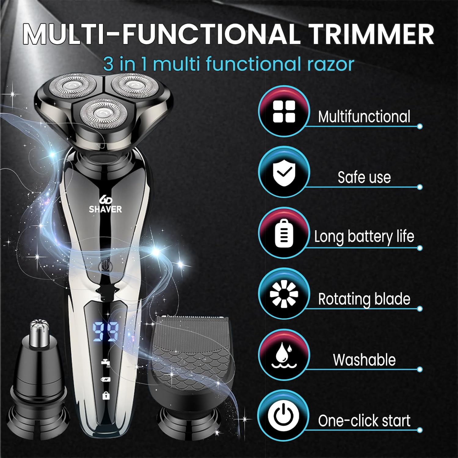 Rechargeable Electric Shaver f - đánh giá và giá Shaving Brush Set