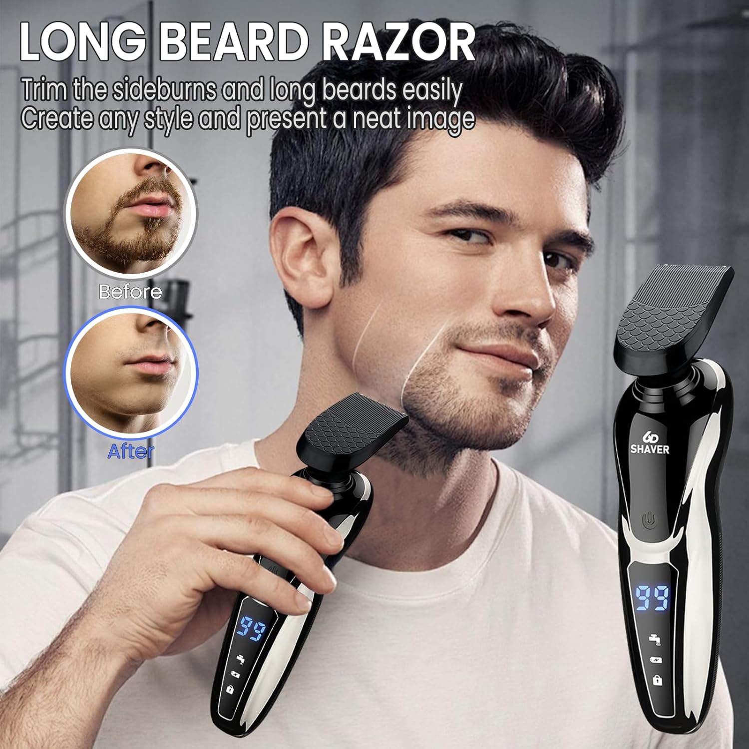 Rechargeable Electric Shaver f - đánh giá và giá Shaving Brush Set